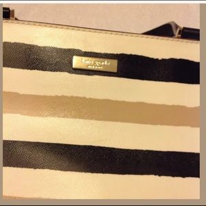 Kate Spade Large stripped purse
